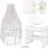 Mobiles Babybett OWAL aus Holz 7in1 mit Matratze, Produktbild-Vorschau 3