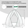 WOLTU Gewächshaus, Foliengewächshaus PE halbtransparente Produktbild-Vorschau 3