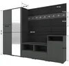 Garderobe NELA VIII 250 cm Modulare Flurmöbel Graphit mit Produktbild-Vorschau 4