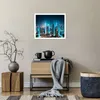 Poster - Poster ohne Rahmen - Stadt Nacht Straße - 50x40 cm Produktbild-Vorschau 6