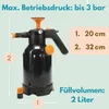 2er Set Schaumsprüher Auto 2in1 Drucksprüher 2 L Produktbild-Vorschau 2