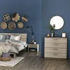 Calicosy - Comò 4 cassetti L79,6 cm, decorazione legno Anteprima dell’immagine prodotto 2