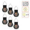 Solar Mini Hängeleuchten 9 x 7 cm mit Flammeneffekt - 6er Produktbild-Vorschau 3