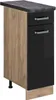 Küchenunterschrank Vicco R-Line Schwarz Hochglanz 30 cm , Produktbild-Vorschau 1