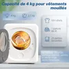 Sweiko 4 kg Wäschetrockner, kompaktes Design, 5 Modi, Produktbild-Vorschau 7
