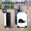 MuchoWow® Koffer Handgepäck Trolley Rollkoffer Kleine Produktbild-Vorschau 5