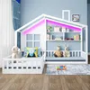 Flieks Kinderbett Hausbett 90x200cm / 140x70cm mit Fenster, Produktbild-Vorschau 2