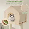 COSTWAY Arbre à chat 139cm, Arbre à chat multicouche avec Voir les images du produit 5