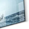 DEQORI Glasbild Echtglas 3x50x100 cm 'Segelboote auf hoher Produktbild-Vorschau 5