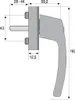 ABUS Abschließbarer Fenstergriff FG200 AB208 - Fensterknauf Produktbild-Vorschau 7