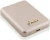 A close-up, angled view of a gold and beige Guess power bank on a white background. Produktbild-Vorschau