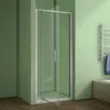 90x185cm Duschabtrennung  5mm ESG Sicherheitsglas Mattgrau Produktbild-Vorschau 4