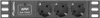 LANBERG 10" PDU-Steckdosenleiste 1U 3x Schuko 2m  sw Produktbild-Vorschau 7
