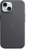 A dark gray iPhone case with an embossed Apple logo is shown against a white background. Náhled obrázku produktu