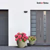 KOTARBAU® Blumenkübel Höhe 26 cm ⌀ 30 cm Blumentopf Weiß Produktbild-Vorschau 8