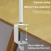 16-calowa półksiężycowa lampa kosmetyczna LED z zaciskiem Podgląd zdjęcia produktu 2