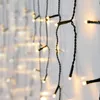 Close-up of a string of warm white LED lights against a white background. Náhled obrázku produktu