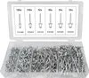 Blindnieten Flachkopf 400 tlg Set Popnieten Alu/Stahl Produktbild-Vorschau 1