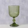 RIGANO Weinglas aus grünem, durchgefärbtem Glas, für die Produktbild-Vorschau 3