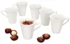 6x Ivory Kaffeebecher 220ml Porzellan-Tassen 6 Personen Tee Produktbild-Vorschau 1
