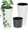 Prosperplast Blumentopf TUBUS SLIM Weiß 25 cm Produktbild-Vorschau 3