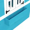 Outsunny Kinderspielhaus aus Holz mit Fenster Blumenregal Produktbild-Vorschau 8