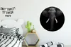MuchoWow® Rundes Wandbild - Runde Bilder Elefant - Produktbild-Vorschau 3