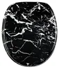 SANILO® WC-bril, marmerlook, zwart. Direct van de Productafbeelding-voorbeeld 1