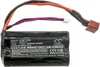 A close-up of a black lithium-ion battery pack with wires and connectors. Náhled obrázku produktu