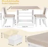 ONVAYA® Kindertisch-Set mit Stühlen | Kindersitzgruppe mit Produktbild-Vorschau 2