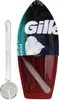 A product shot of Gillette shaving foam with a small applicator. Produktbild-Vorschau