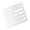 Aristo Radierschablone 9 x 6 cm rostfreier Stahl, 15 Produktbild-Vorschau 6