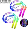 2 Pack LED  Springseil Länge verstellbar und DREI Lichtmodi Produktbild-Vorschau 1