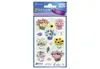 Deko Sticker Papier Blumen mehrfarbig 26 Aufkleber. Produktbild-Vorschau 1