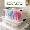 KONZEPT 14L Aufbewahrungsbox mit Deckel 3er Set, sicher Produktbild-Vorschau 3
