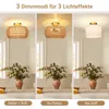 Lampada da soffitto in rattan intrecciato a mano stile Anteprima dell’immagine prodotto 10