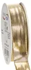 Goldenes Geschenkband 25mm x 25m Drahtkante Deko Produktbild-Vorschau 1
