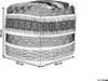 BELIANI Pouf Hellbeige Baumwolle 45 x 45 cm mit EPS-Perlen Produktbild-Vorschau 3
