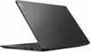 A dark gray Lenovo laptop is shown from a rear, slightly angled perspective, with the lid open. Produktbild-Vorschau