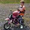 HOMCOM Elektryczny motocykl dla dzieci z silnikiem 24 V 350 Podgląd zdjęcia produktu 2