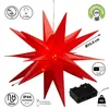 Leuchtstern 3D aus PVC LED Weihnachststern zum hängen Produktbild-Vorschau 2