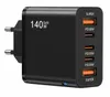 Chargeur USB-C GaN 140W, adaptateur secteur à 5 ports avec Voir les images du produit 1