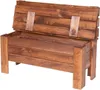 STOLMAK Cassapanca Da Giardino In Legno Di Pino Massello Anteprima dell’immagine prodotto 6