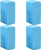 Four stacks of blue dog toilet mats arranged in a grid. Voir les images du produit