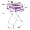 Baignoire bébé pliable avec support Thermomètre Tapis de Voir les images du produit 6