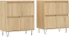 vidaXL Sideboards 2 pcs. chêne Sonoma bois composite Voir les images du produit 2