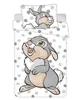 Jerry Fabrics Bavlněné povlečení 100x135 Králík bílá šedá Náhled obrázku produktu 1