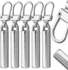 Set mit 5 silbernen Metallanhängern für Produktbild-Vorschau 5