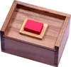 Červený kameň - logická hra a 3D drevené puzzle v drevenej Náhľad obrázku produktu 1