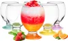 6 Gläser mit bunten Füßen 250ml Wassergläser Saftgläser Produktbild-Vorschau 1
